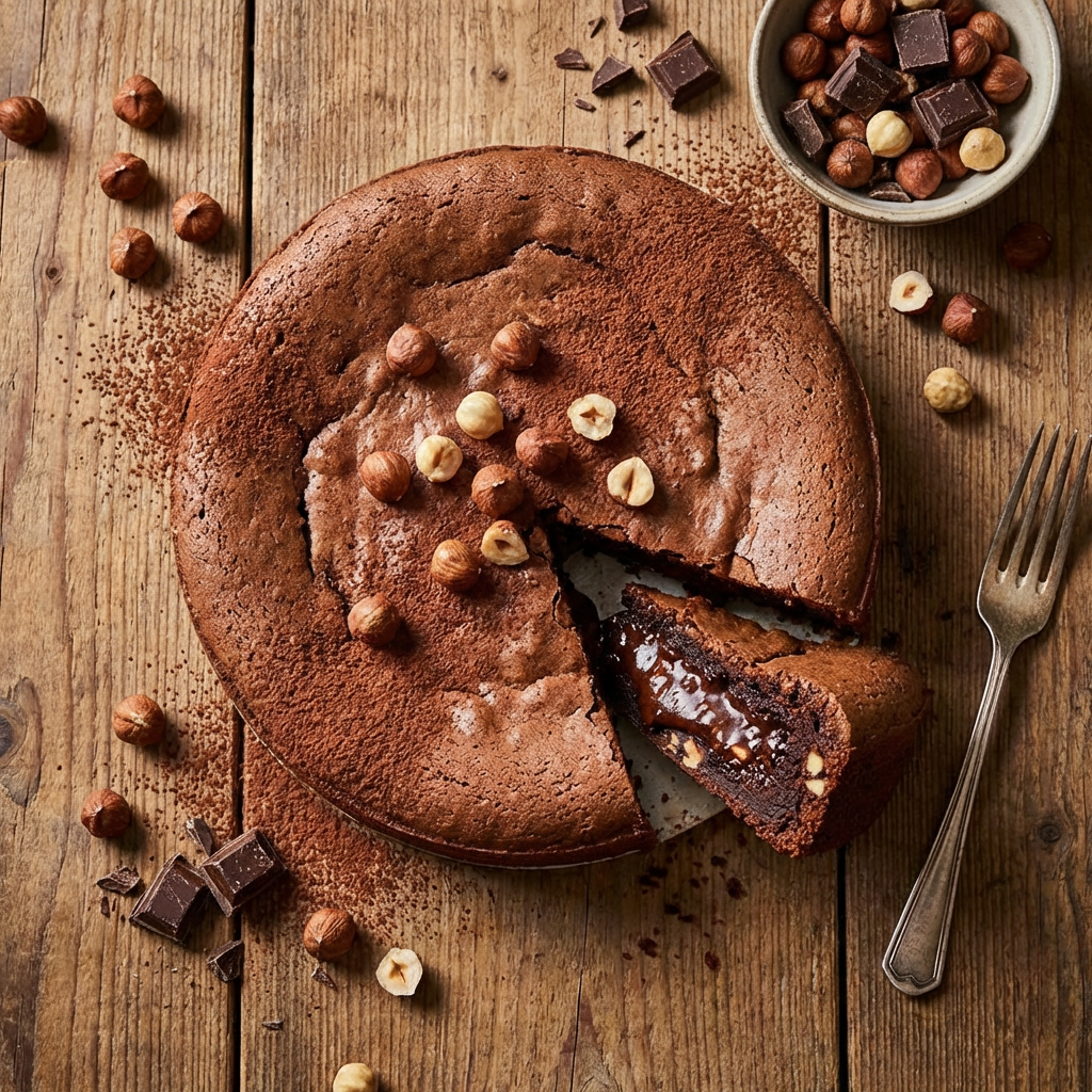 Moelleux choco-noisettes