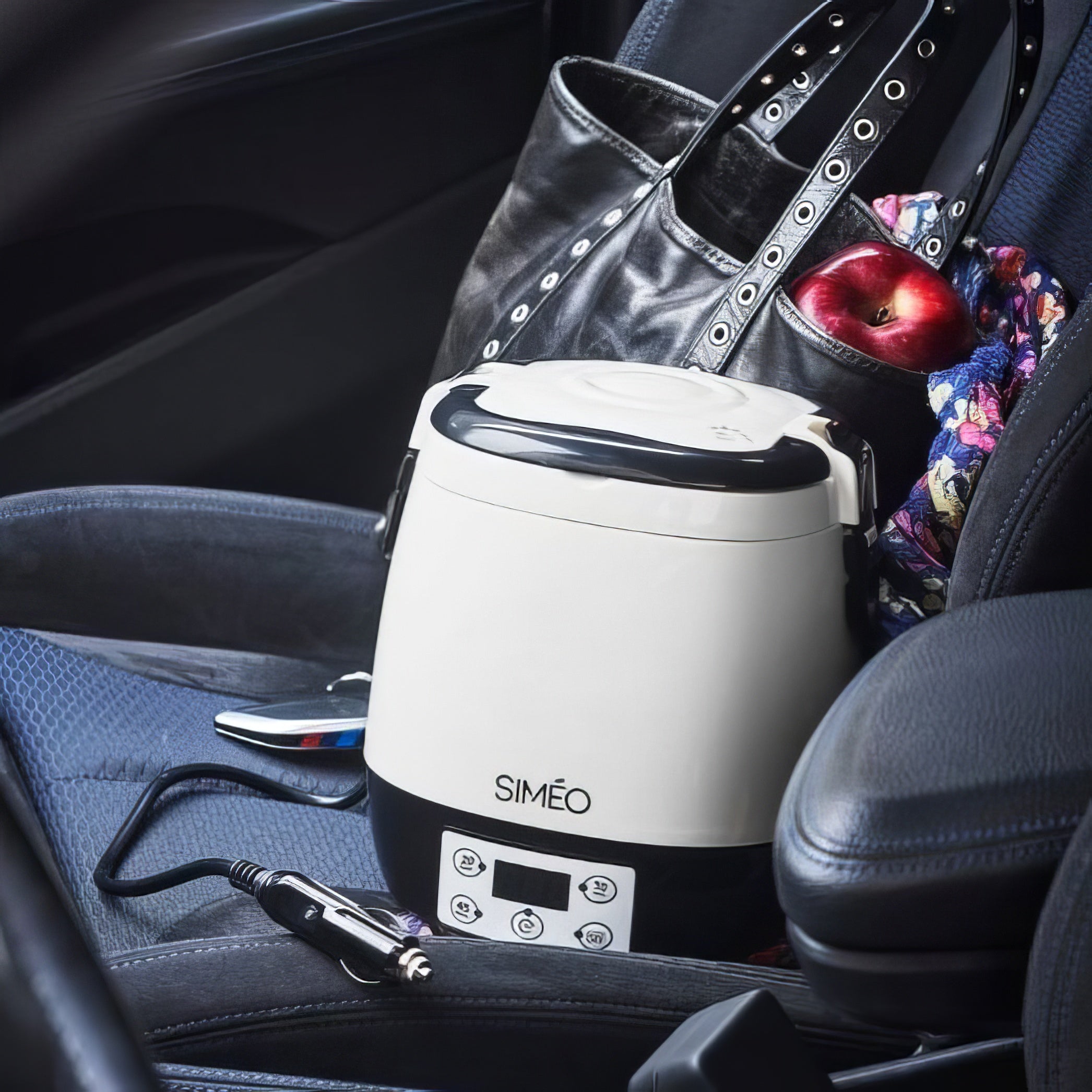 Elektrische lunchbox met dubbel compartiment