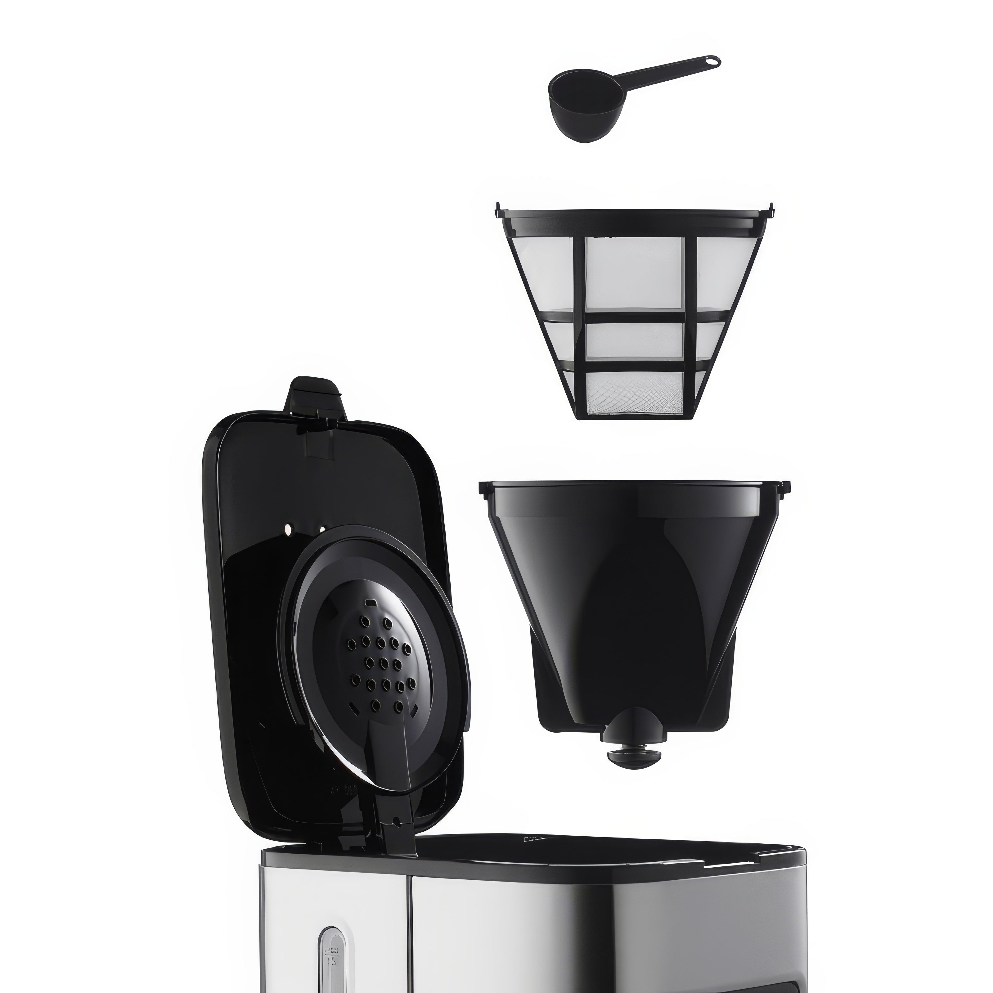 Programmeerbaar filterkoffiezetapparaat 1,5 L inox