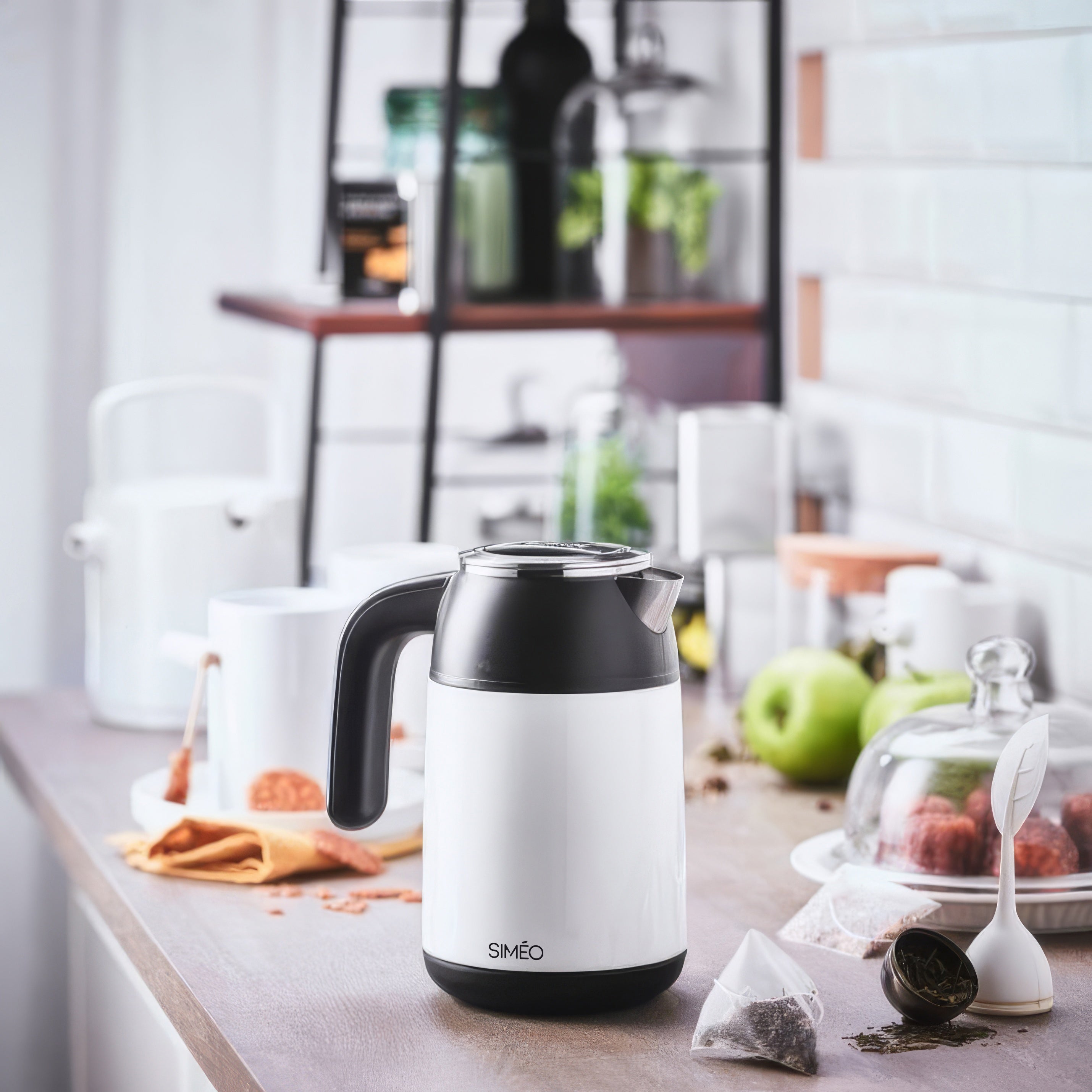 Compacte waterkoker met dubbele wand 0,5 L
