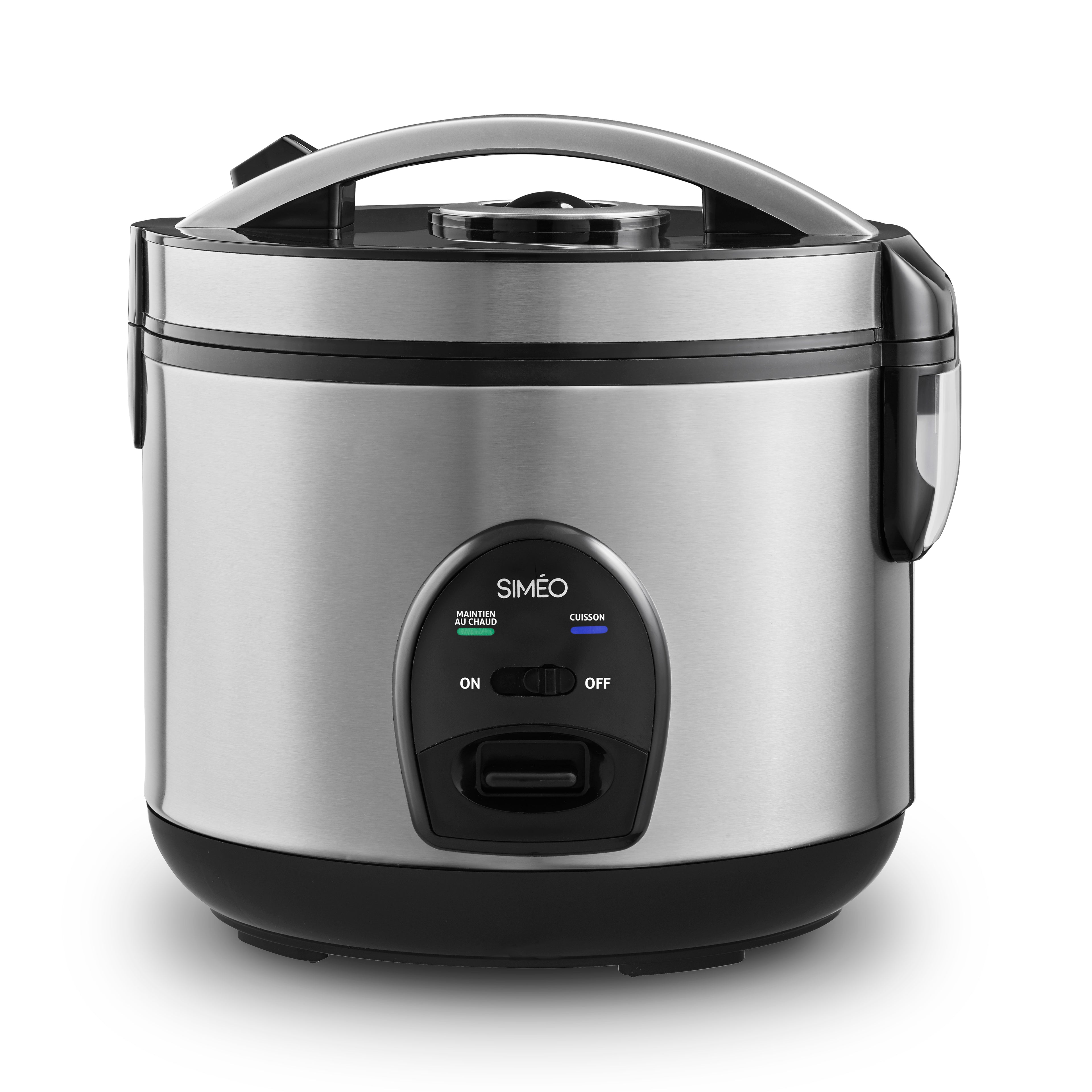 Rijstkoker met inox stoommandje