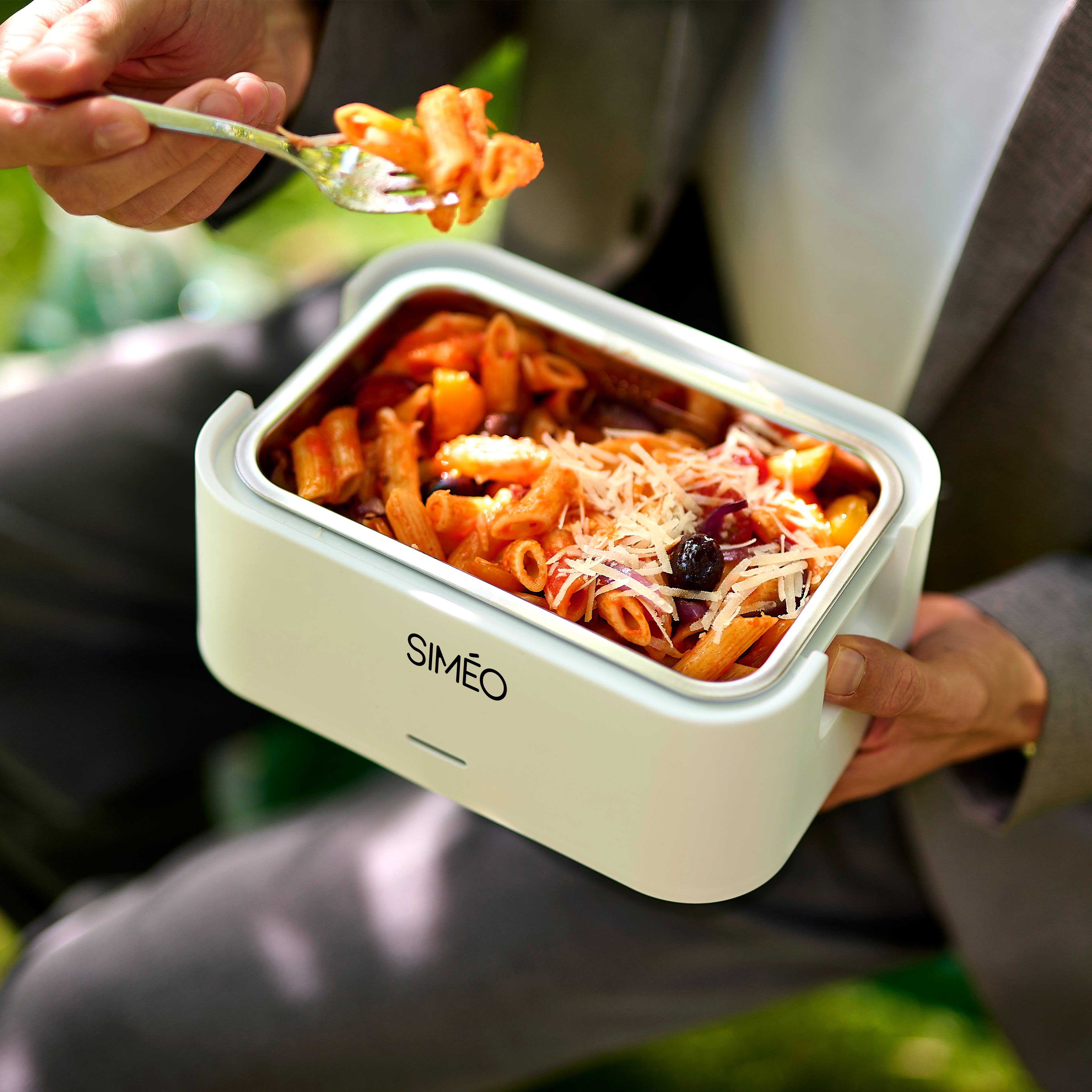 Compacte elektrische lunchbox 0,9 L