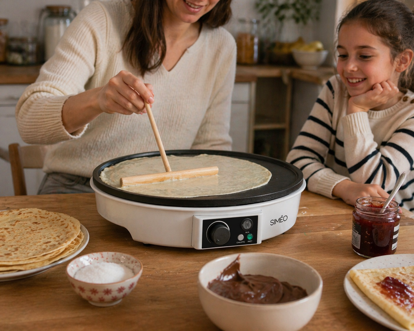 Elektrische pannenkoekenpan