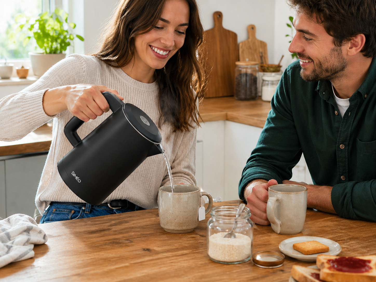 Waterkoker dubbelwandig 1,7 L